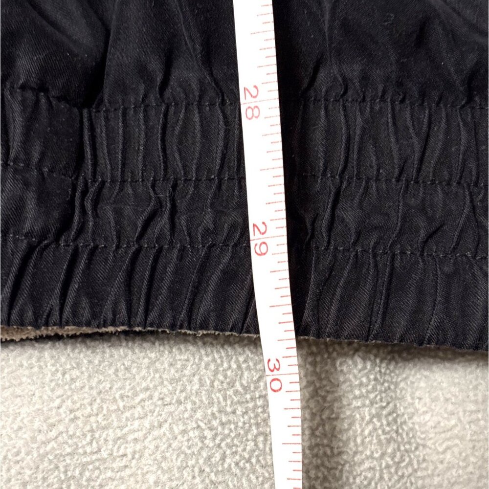 Nike Therma Fit Black Cream Reversible Zip Jacket Vintage Warm Layer - Picture 6 of 6